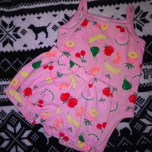 Matching spaghetti strap outfit